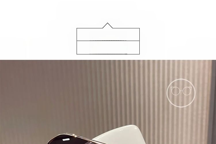 Set Case Cleaning Double Sunglasses / Bridge Pouch Cloth Polished Frame Metal