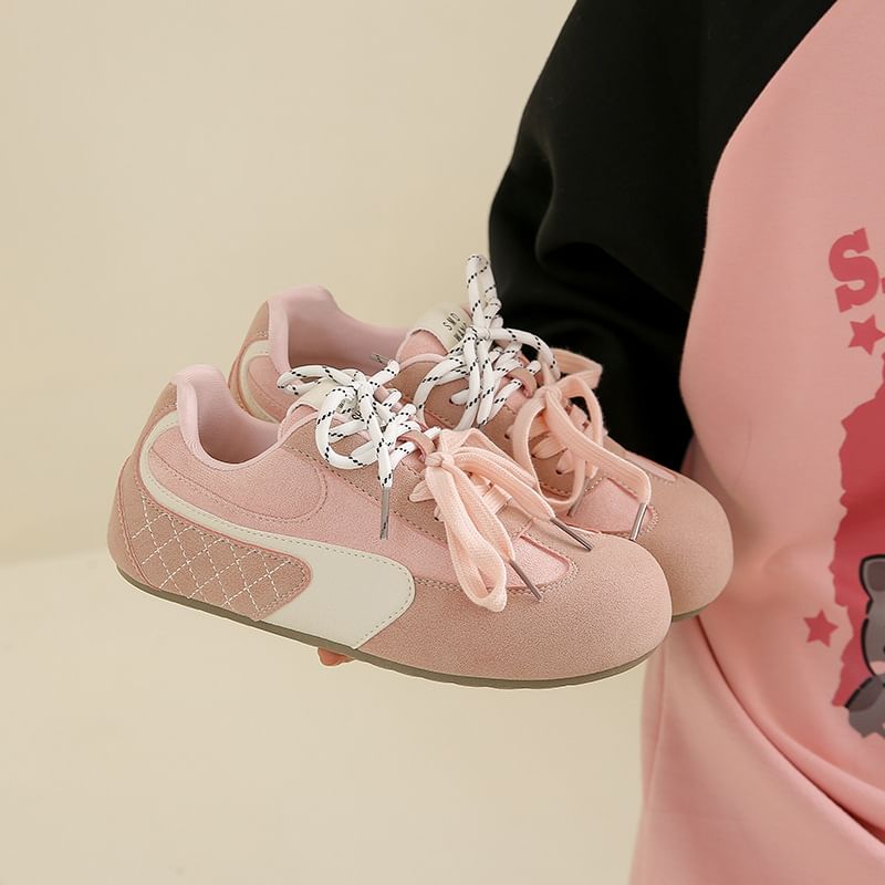 Sneakers Quilted Panel