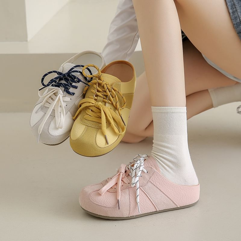 Panel Mules Sneaker