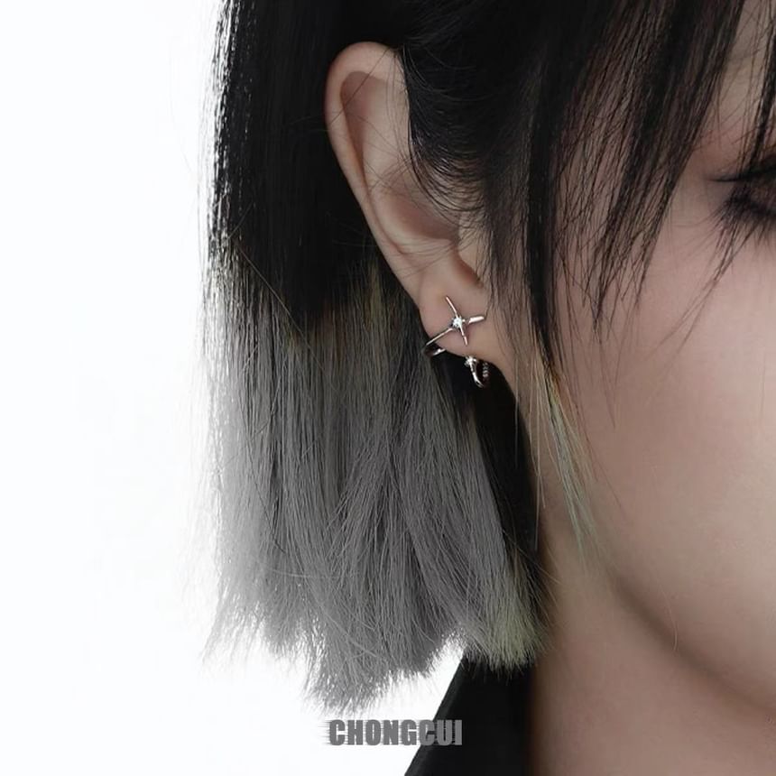 Stud Alloy Earring Star