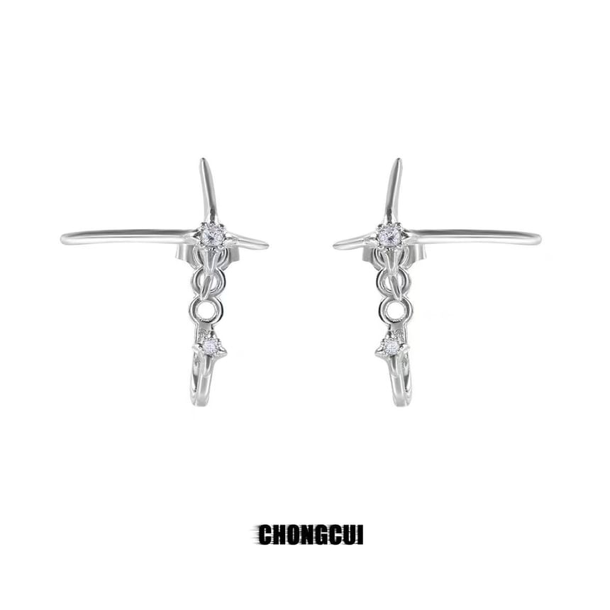 Stud Alloy Earring Star