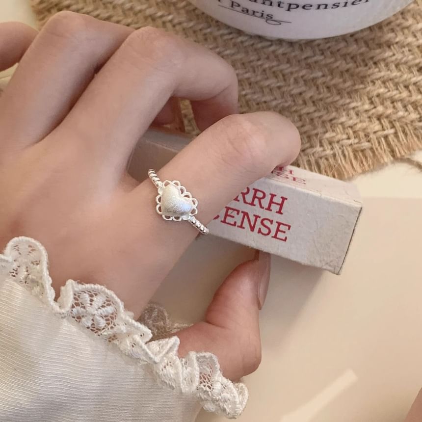 + 2: Cutout of Alloy Heart Ring Open Set