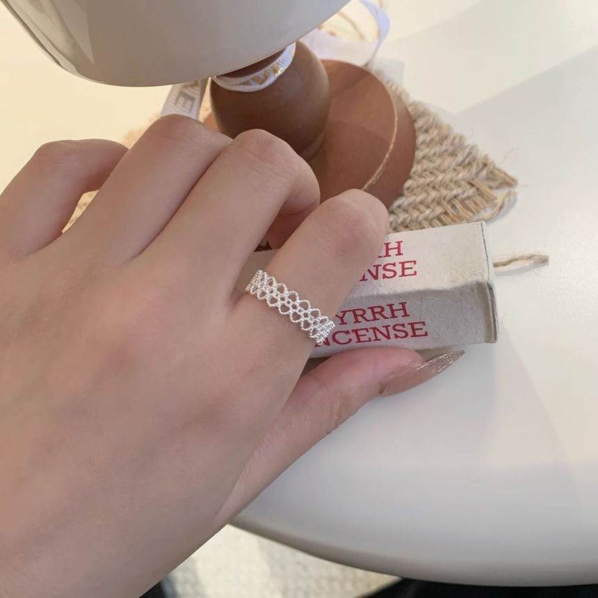 + 2: Cutout of Alloy Heart Ring Open Set