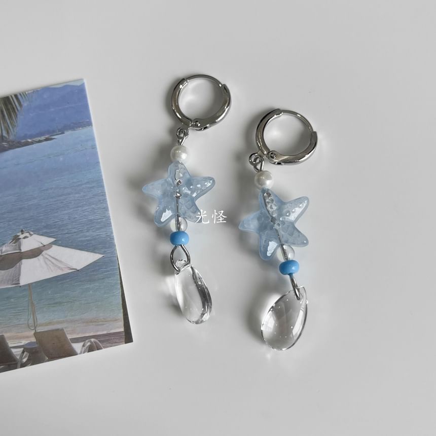 Star Earring Dangle Alloy