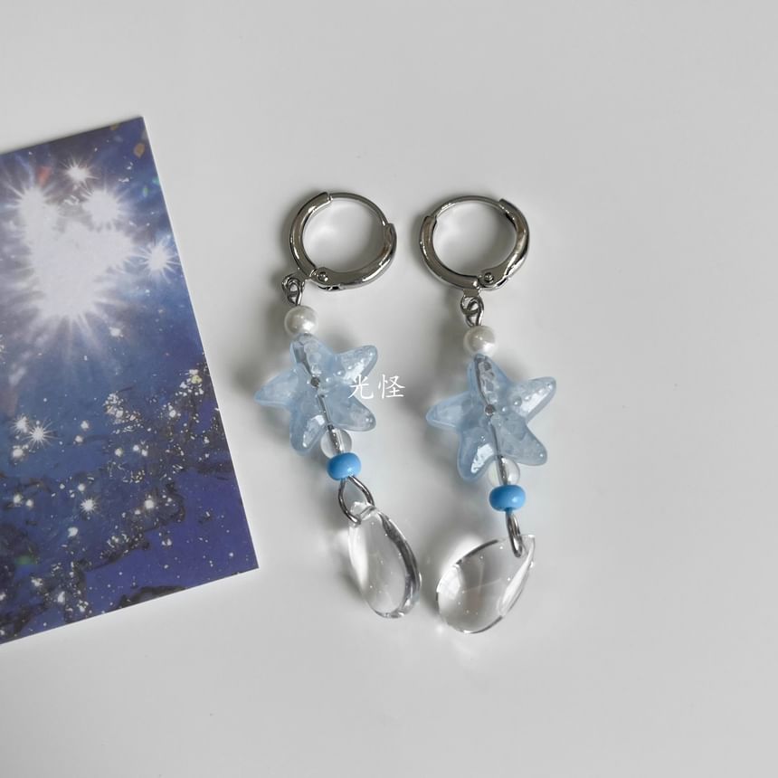 Star Earring Dangle Alloy