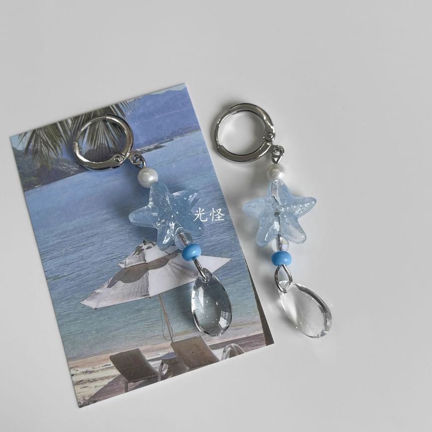 Star Earring Dangle Alloy