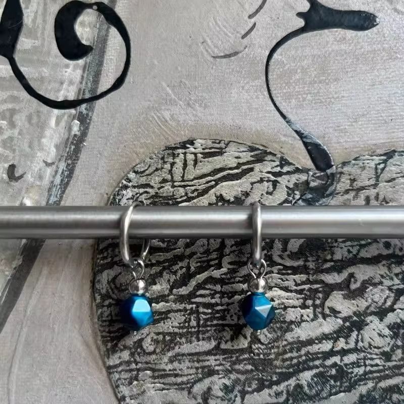 Faux Gemstone Alloy Drop Earring