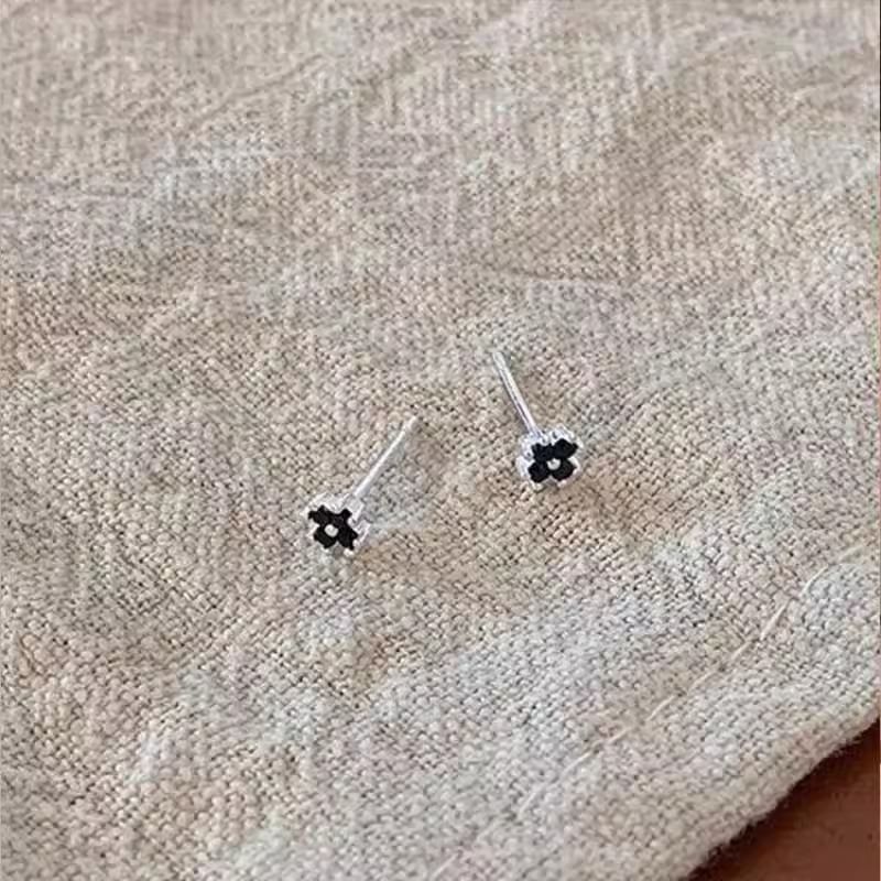 Earring Flower Rhinestone Stud