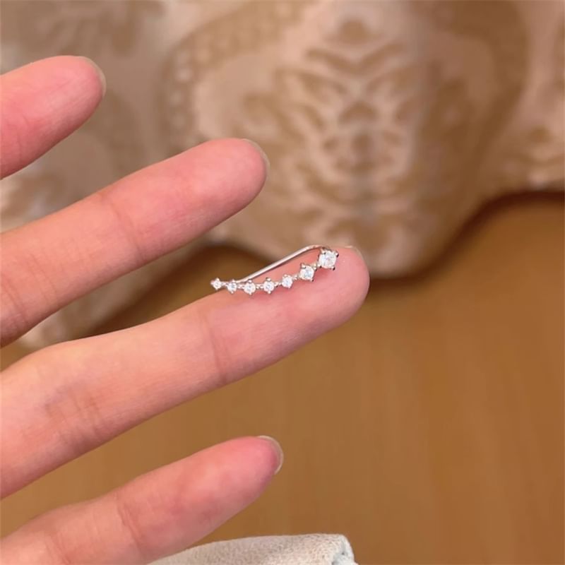 Climber Earring Rhinestone