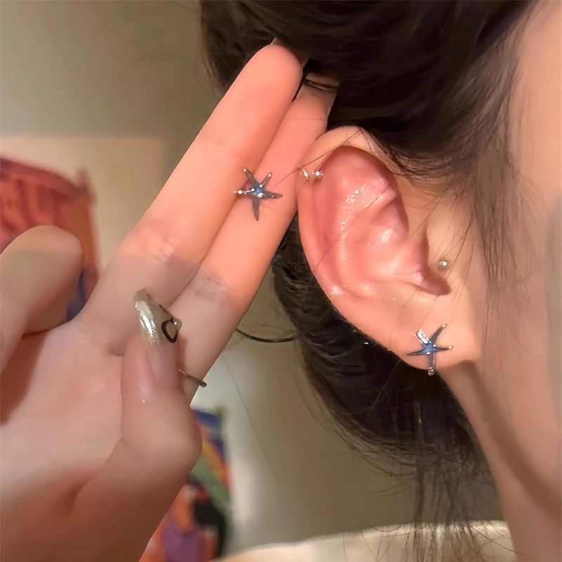 Earring Starfish Stud