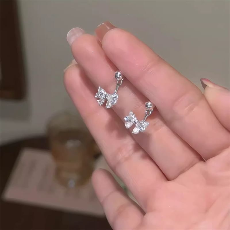 Rhinestone Jacket Bow Ear