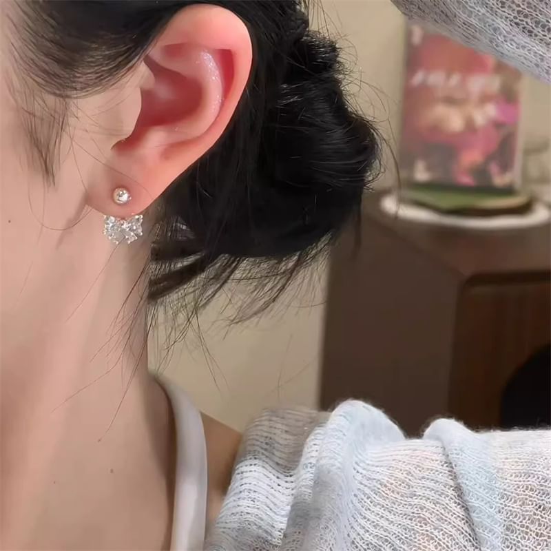 Rhinestone Jacket Bow Ear