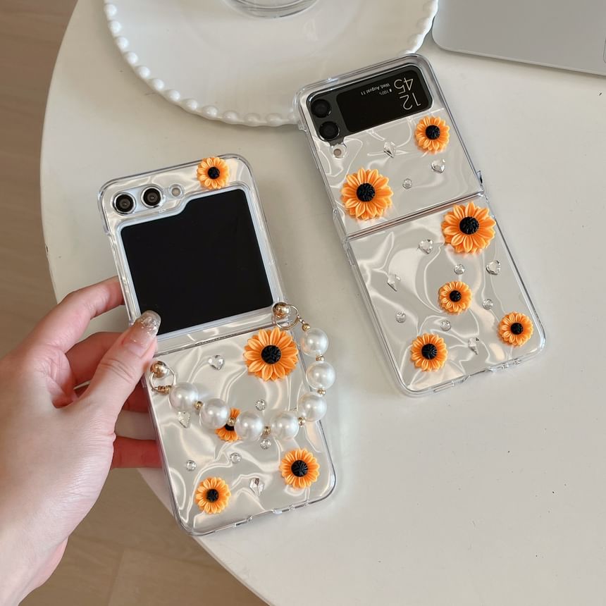 Set / Strap Sunflower Phone Case