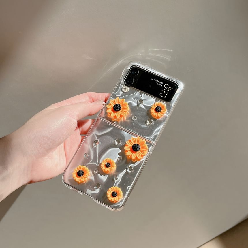 Set / Strap Sunflower Phone Case