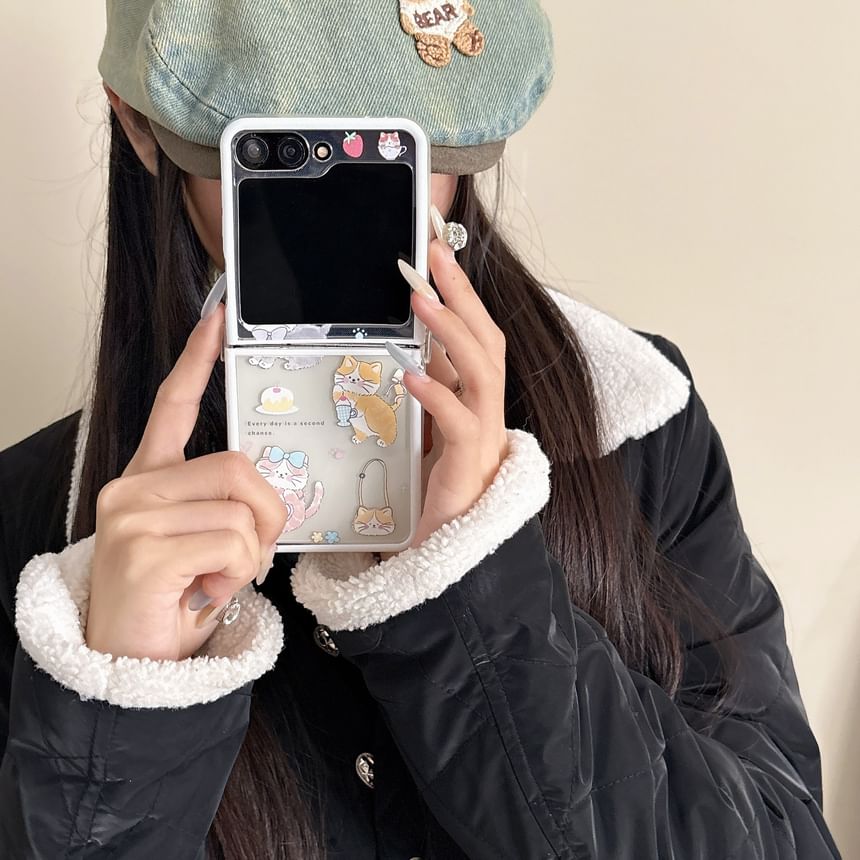 Print Strap Set / Case Phone Cat