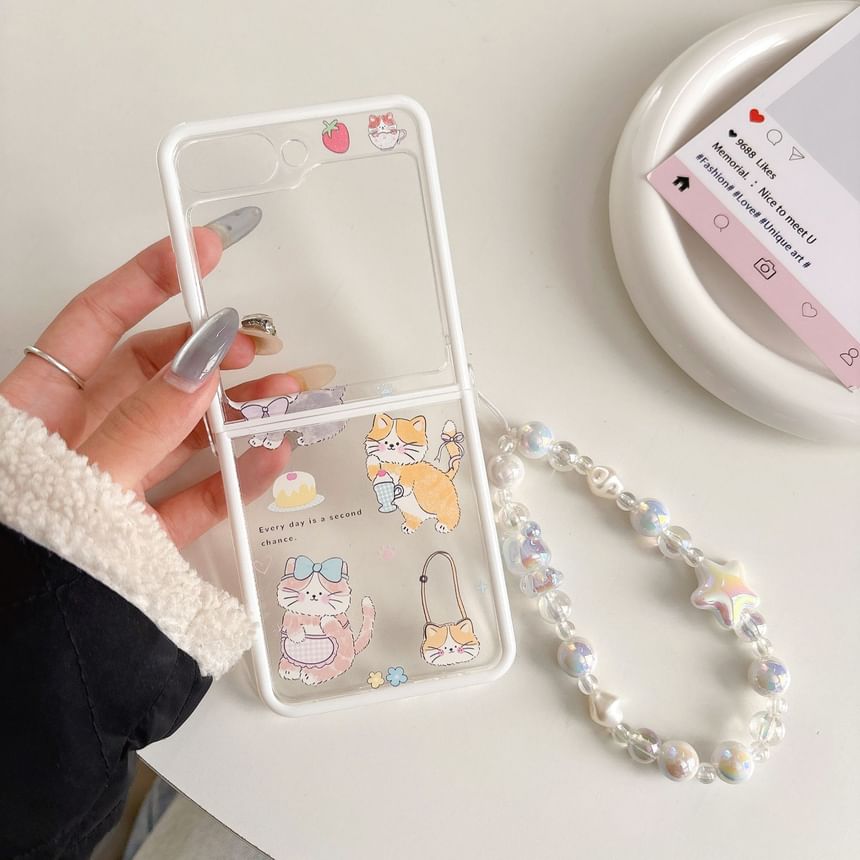 Print Strap Set / Case Phone Cat