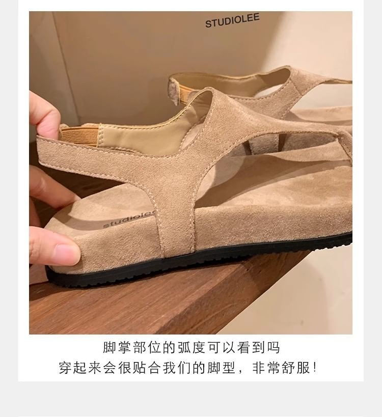 Slingback Thong Sandals