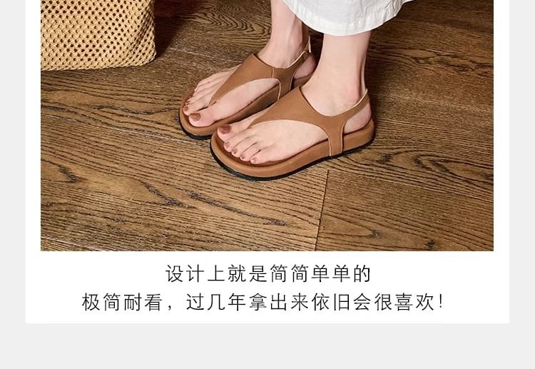 Slingback Thong Sandals