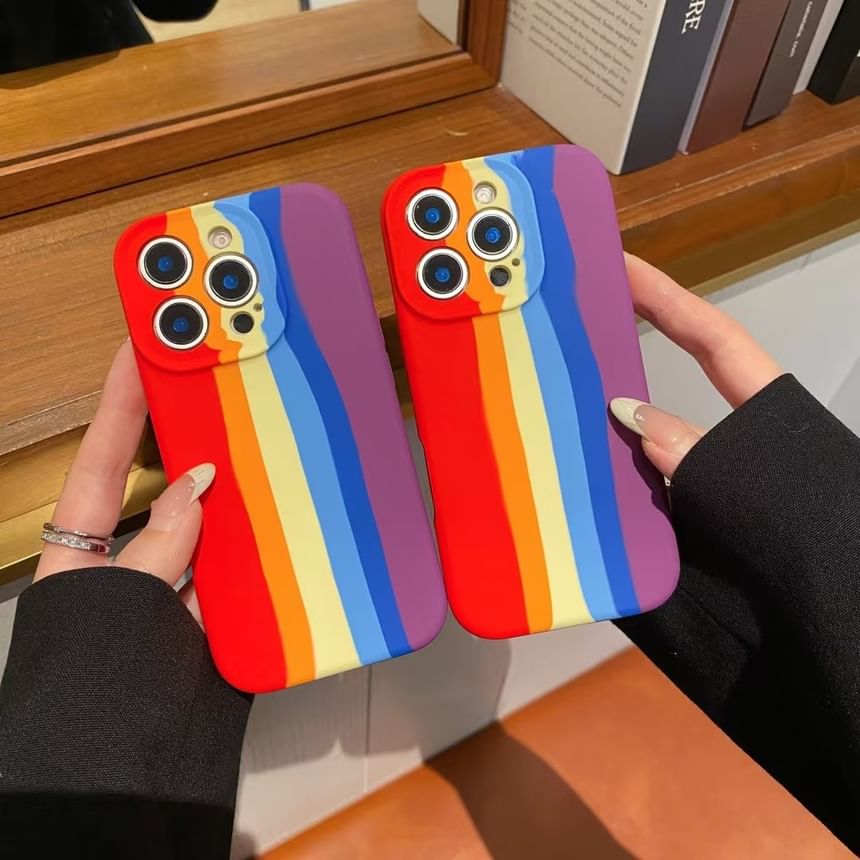 Case Rainbow Stripe Phone