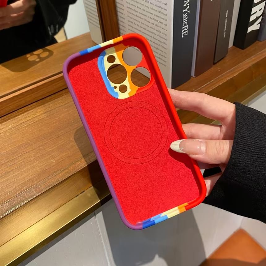 Case Rainbow Stripe Phone