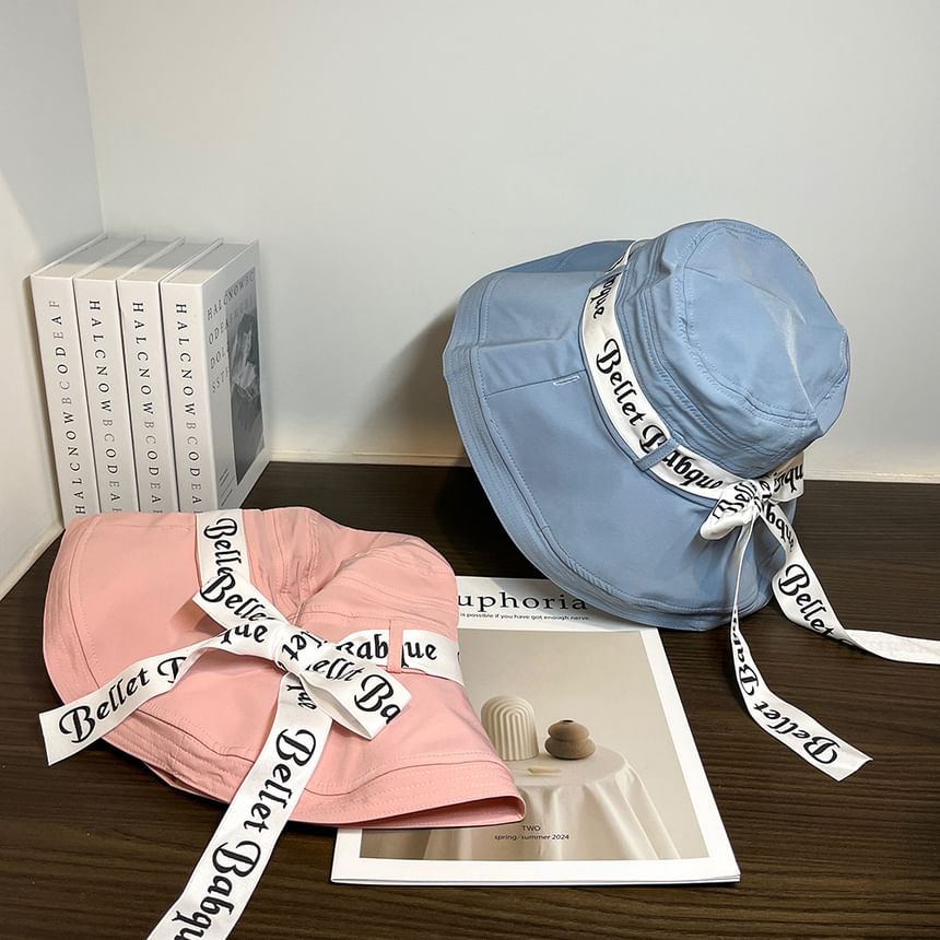 Lettering Hat Bucket