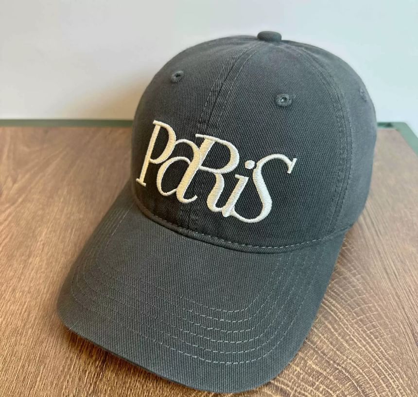 Cap Lettering Baseball Embroidered