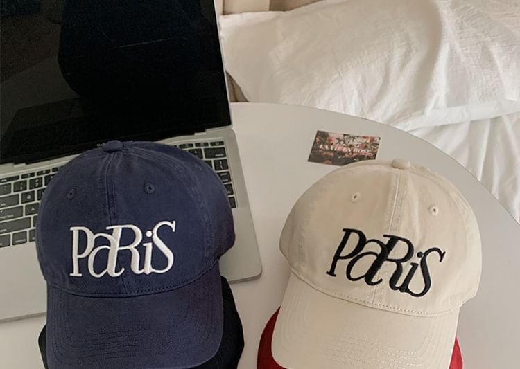 Cap Lettering Baseball Embroidered