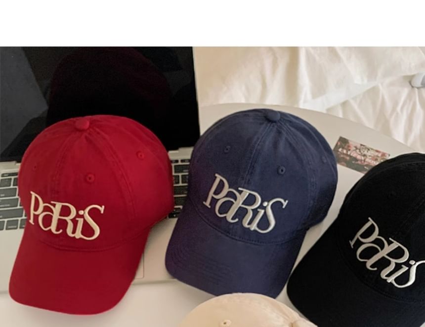 Cap Lettering Baseball Embroidered