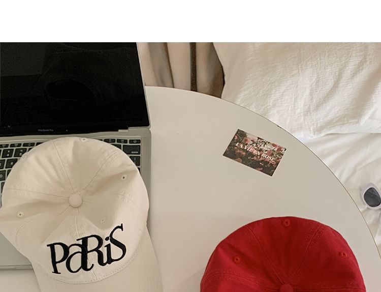 Cap Lettering Baseball Embroidered