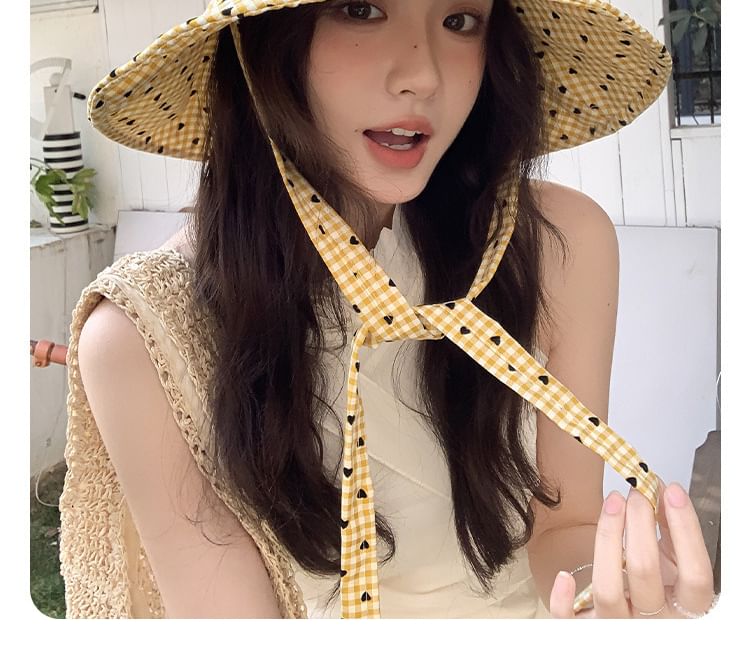 Applique Boonie Hat Plaid