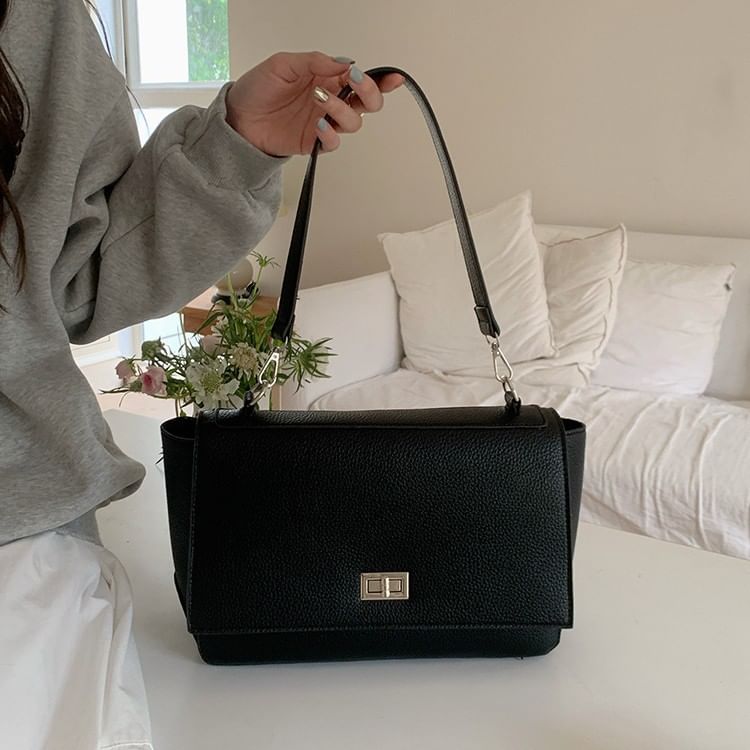 Bag Faux Leather Satchel