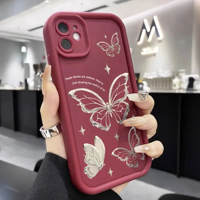 Case Print Butterfly Phone Samsung