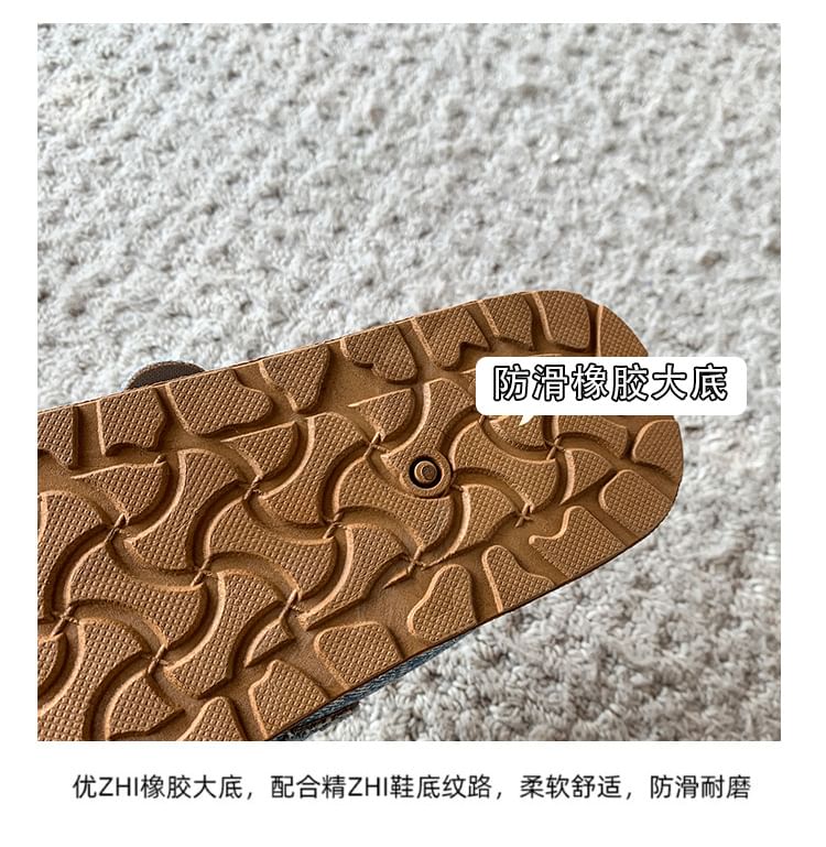 Buckled Platform Mules Plaid