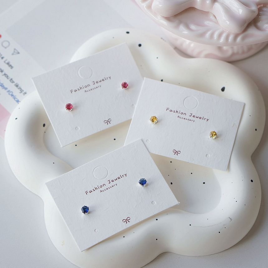 Rhinestone Earring Stud