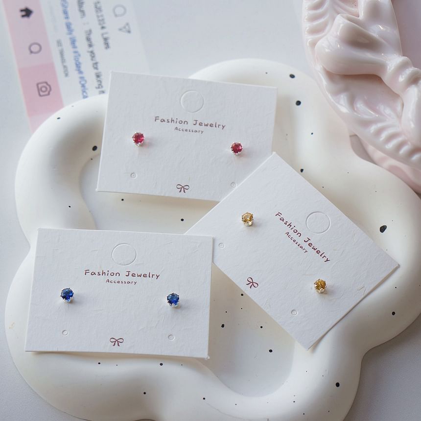 Rhinestone Earring Stud