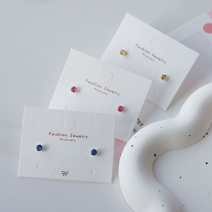 Rhinestone Earring Stud