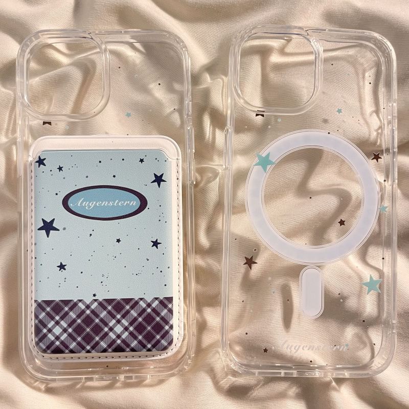 Set Phone MagSafe) / Star (Compatible Magnetic Holder Card with Case
