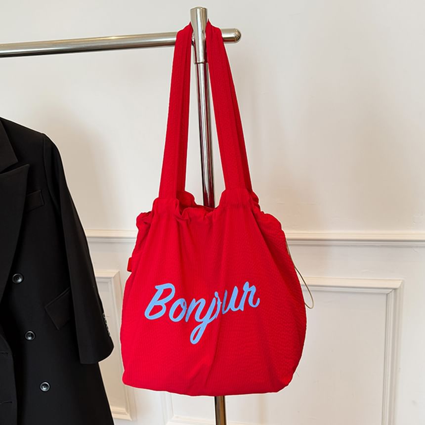 Bag Tote Canvas Lettering