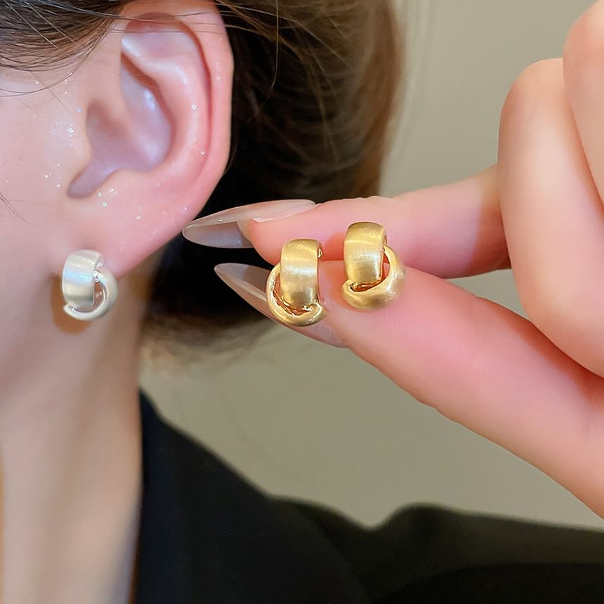 Layered Earring Stud