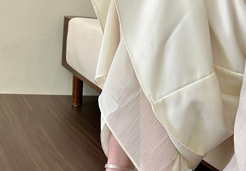 Heel High Strap Knot Ankle Sandals