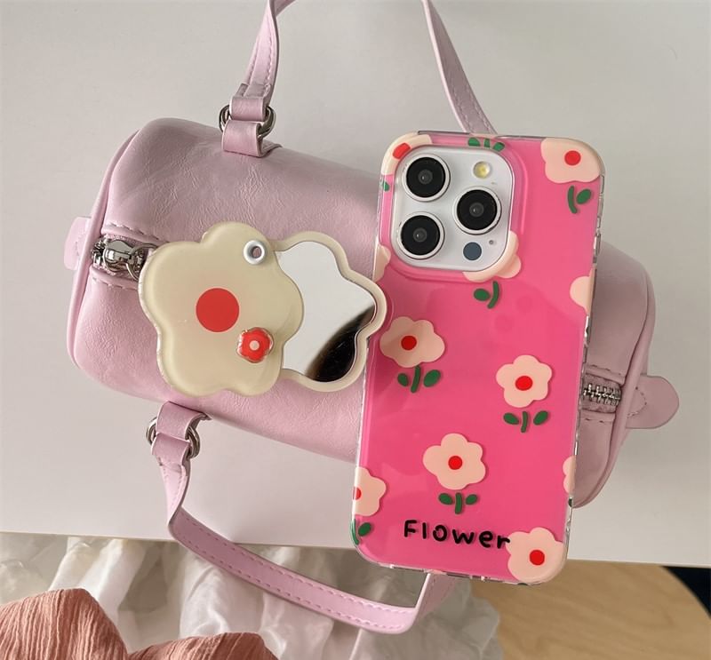 Case Magnetic MagSafe) (Compatible Floral Phone with