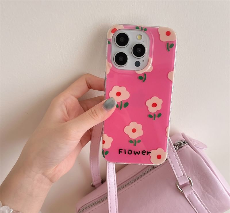 Case Magnetic MagSafe) (Compatible Floral Phone with