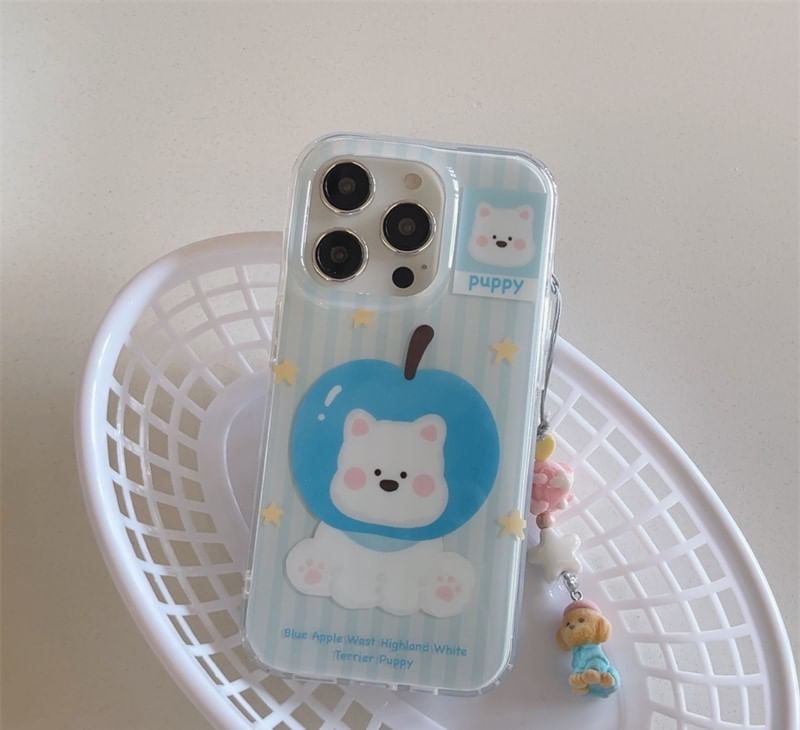 Set Case Phone / Dog Charm