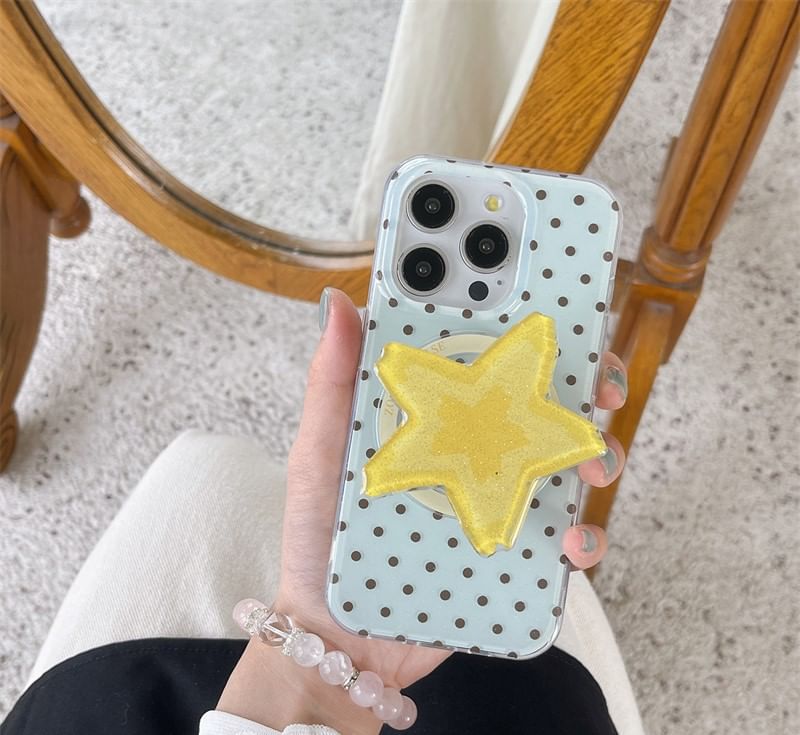 Case Polka MagSafe) Magnetic (Compatible Phone with Dot