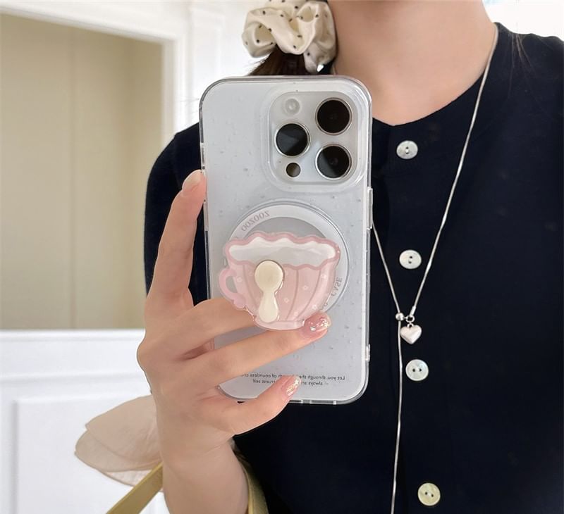 MagSafe) Phone Case Magnetic Glitter (Compatible with