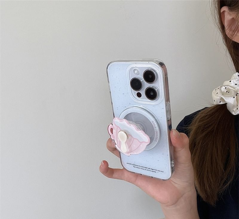 MagSafe) Phone Case Magnetic Glitter (Compatible with
