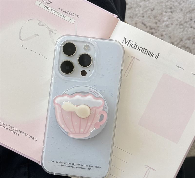 MagSafe) Phone Case Magnetic Glitter (Compatible with