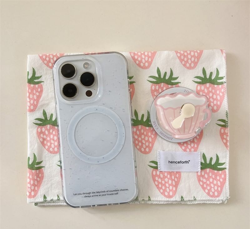 MagSafe) Phone Case Magnetic Glitter (Compatible with