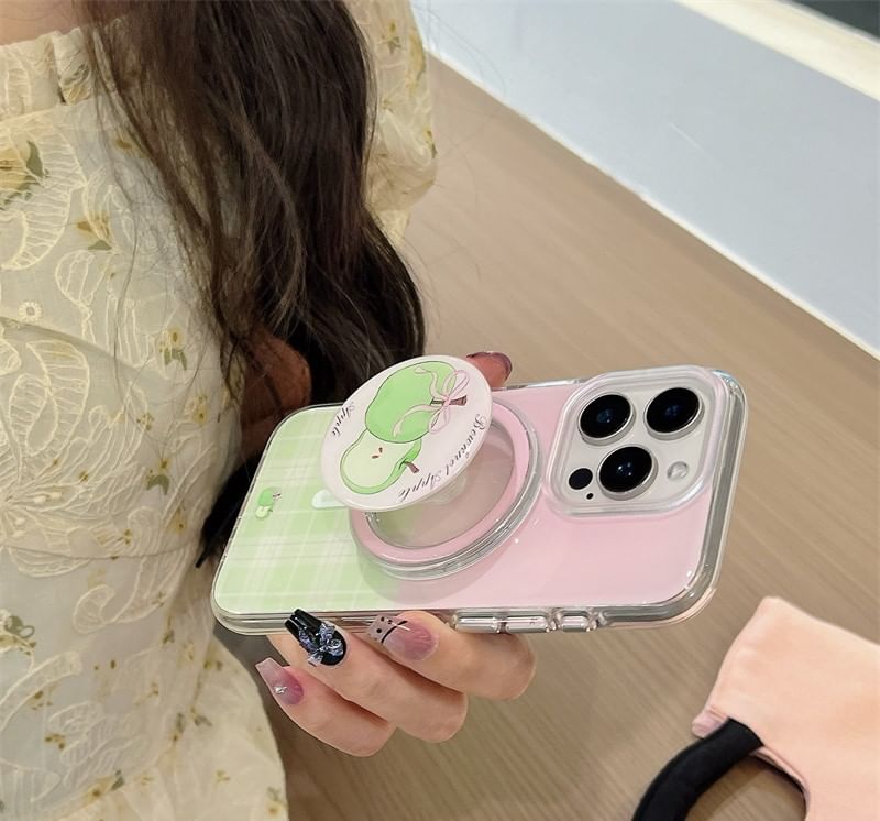 Plaid (Compatible Magnetic with Phone Apple MagSafe) Case
