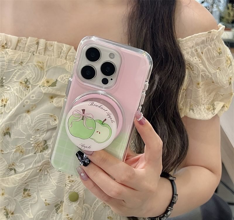 Plaid (Compatible Magnetic with Phone Apple MagSafe) Case